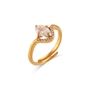 Gold Adjustable Wedding Cubic Zirconiaring Waterproof Ring Mooiste Boutique 9847