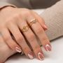 Stacking Ring Pearl Vintage Waterproof Jewelry Vintage Ring 0155