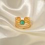 Turquoise Bind Adjustable Gold Ring Mooiste Boutique Port Elizabeth3