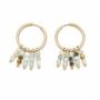 18k Gold Pvd Coated Wterproof Hoop With Charm Mooiste Boutique 2