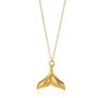 Gold Waterproof And Tarnish Free Whale Tale Epndant Necklace South Africa Port Elizabeth Mooiste Boutique 1