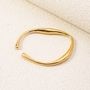18k Gold Pvd Coated Waterproof And Tarnish Proofabstract Open Bangle Groovy Bangle South Africa Mooiste Boutique Port Elizabeth1