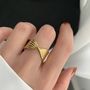 18k Gold Pvd Coated Gold Waterproof And Tarnish Free Ring Bow Imitation Ring South Africa Mooiste Boutique Port Elizabeth
