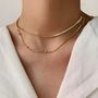 18k Gold Waterproof Tarnish Free Layering Necklace Snake Chain And Ball Necklace Mooiste Boutique Port Elizabeth South Africa1