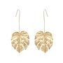 Coatume Jewlery Costume Earings Monstera Plant Earings In Silver Gold Dangly Earings Mooiste Boutique Port Elizabeth South Africa1