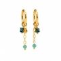 18k Gold Waterproof Pvd Coated Hoop Mooiste Boutique