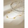 18k Gold Waterproof Golden Shell Necklace Choker Necjlace Short Necklace Mooiste Boutique Port Elizabeth South Africa