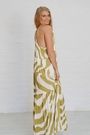 Aline Maxi Striped Dressed Abstract Striped Dress Colourful Aline Dress Bold Dress Mooiste Boutique 4