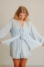 Blue Breeze Ruffle Set Short And Shirt Set 2 Pieve Set Mooiste Boutique 1