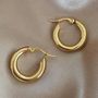 Chunky Gold Waterproof Tarnishpoof Huggy Hoop Earringsmooiste Boutique Port Elizabeth