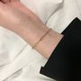 Gold Paperclip Chain Layering Or Stacking Bracelet Mooiste Boutique 1